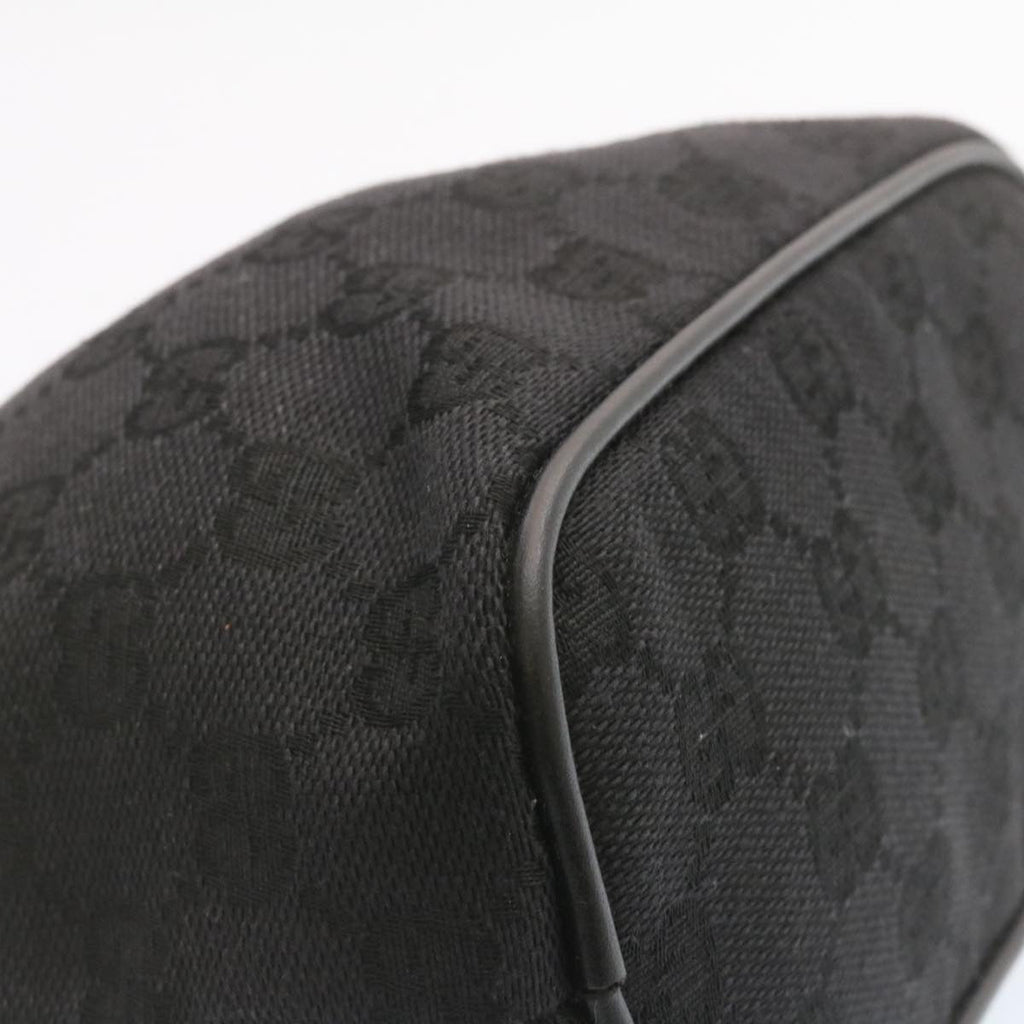 GUCCI GG Canvas Accessory Pouch Black yk2108