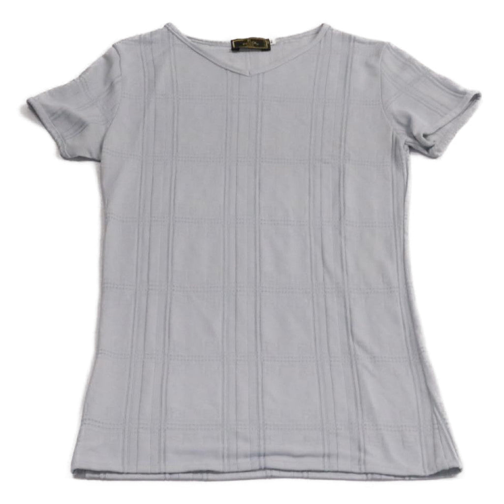 FENDI Zucca Short-sleeved T-shirt Light Blue yk2674