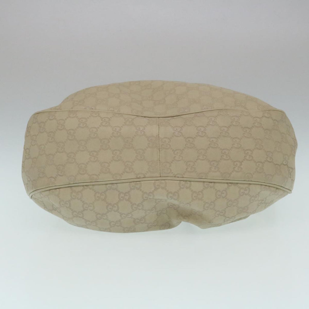 GUCCI Guccissima Shoulder Bag Leather White yk4024