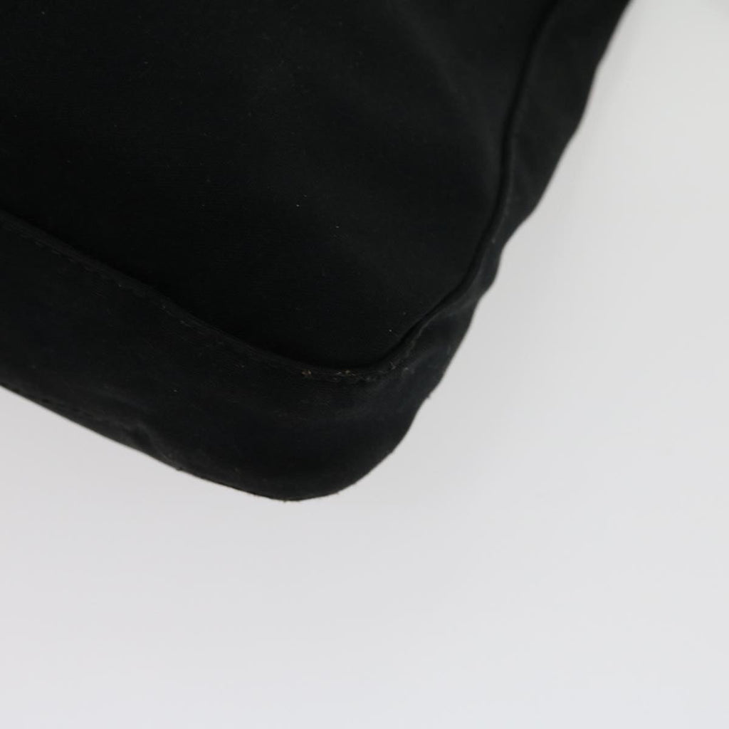 FENDI Mamma Baguette Shoulder Bag Nylon Black yk4679