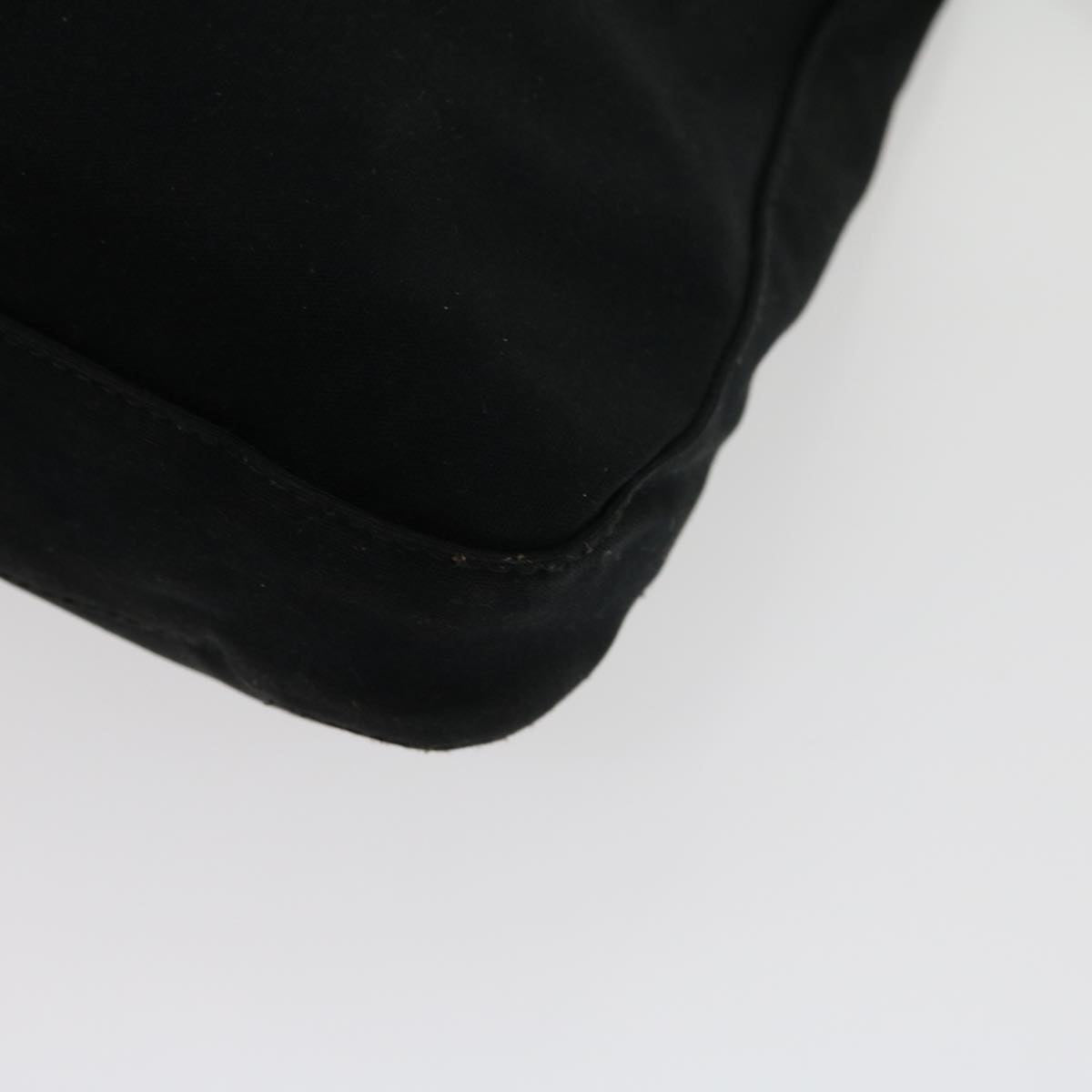 FENDI Mamma Baguette Shoulder Bag Nylon Black yk4679