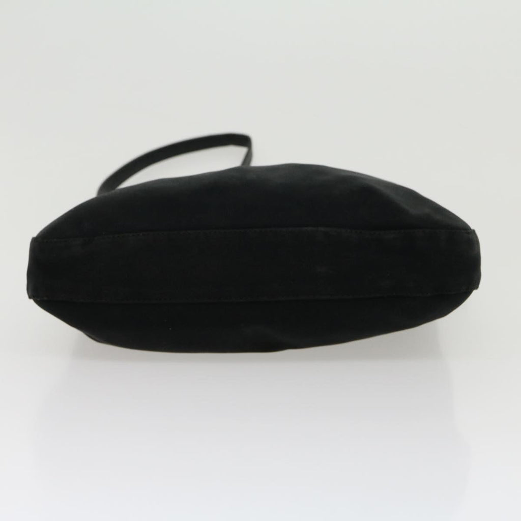 FENDI Mamma Baguette Shoulder Bag Nylon Black yk4679