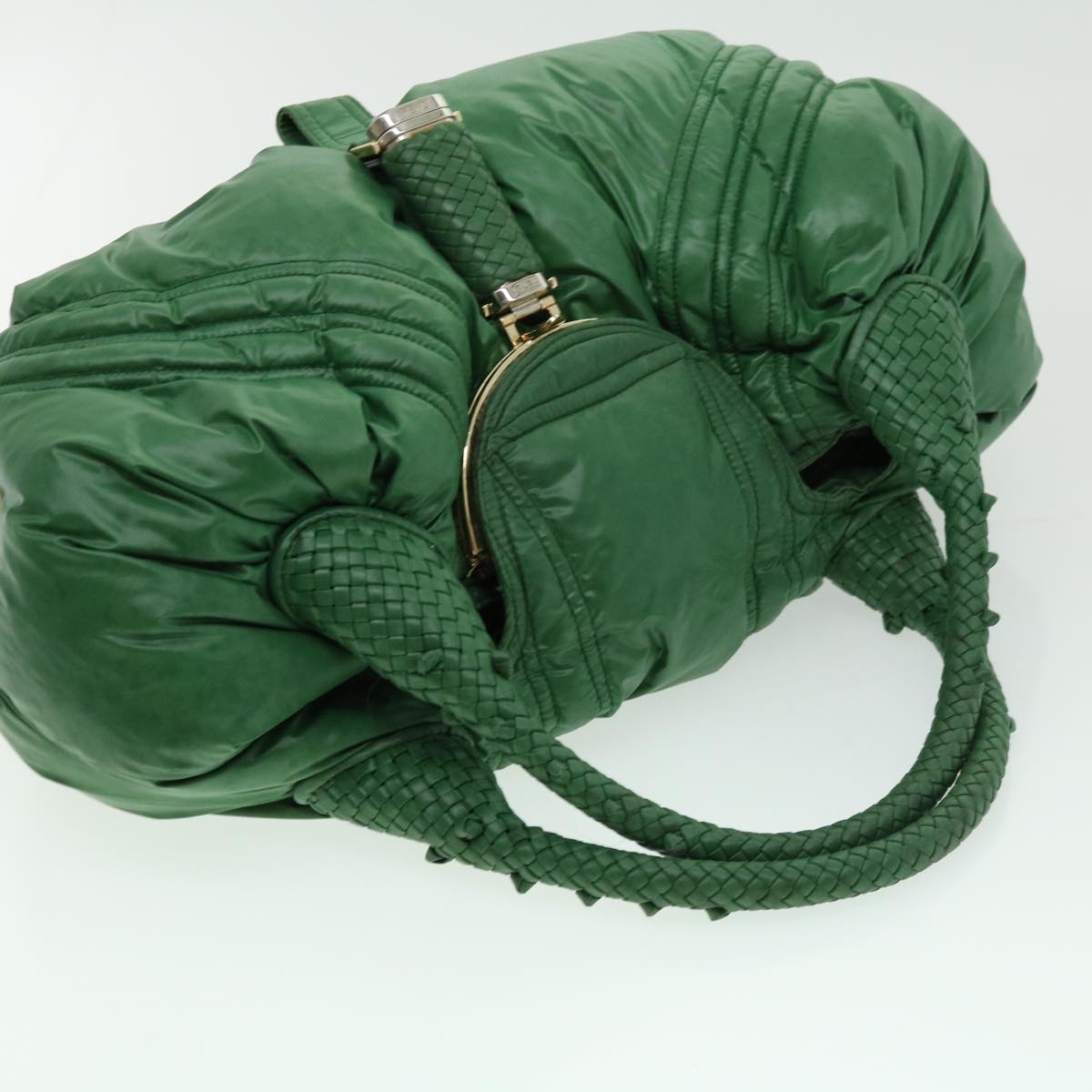 FENDI Moncler Spy Bag Shoulder Bag Nylon Green yk4770