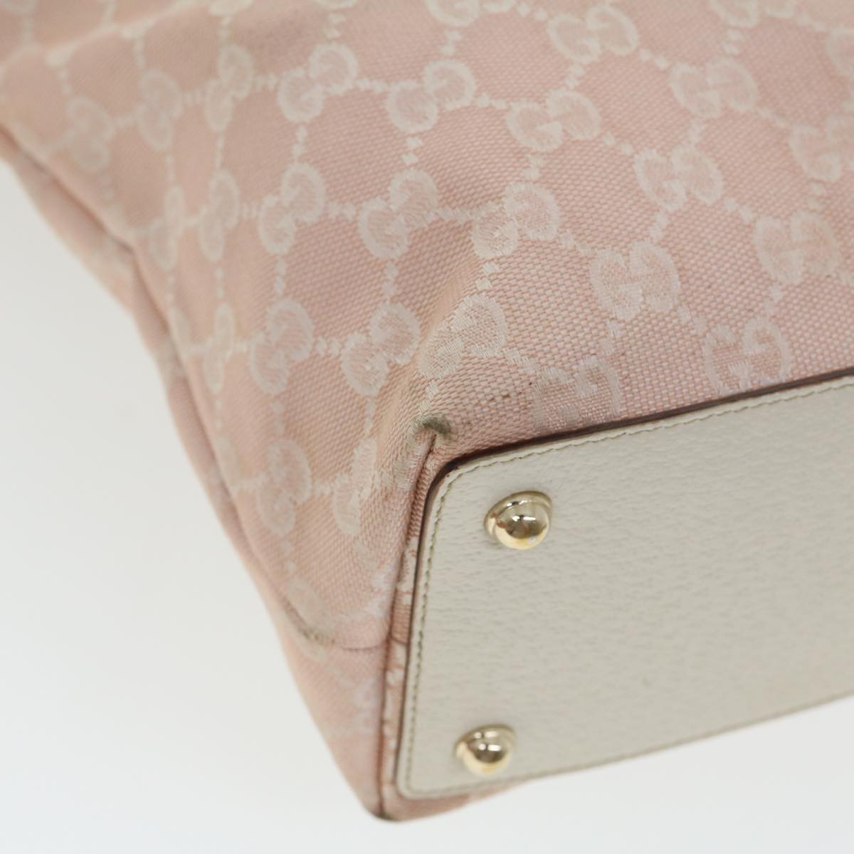 GUCCI GG Canvas Tote Bag Pink 120840002404 yk4895