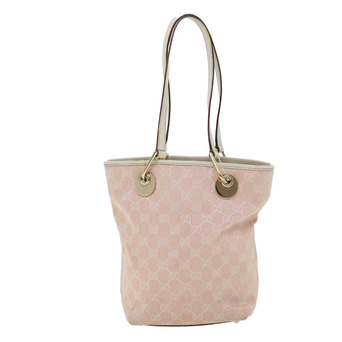 GUCCI GG Canvas Tote Bag Pink 120840002404 yk4895