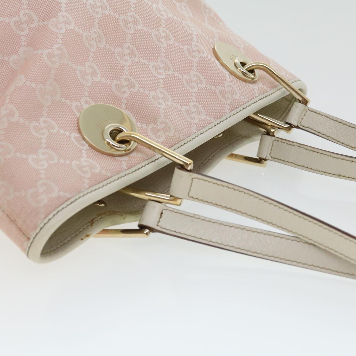 GUCCI GG Canvas Tote Bag Pink 120840002404 yk4895