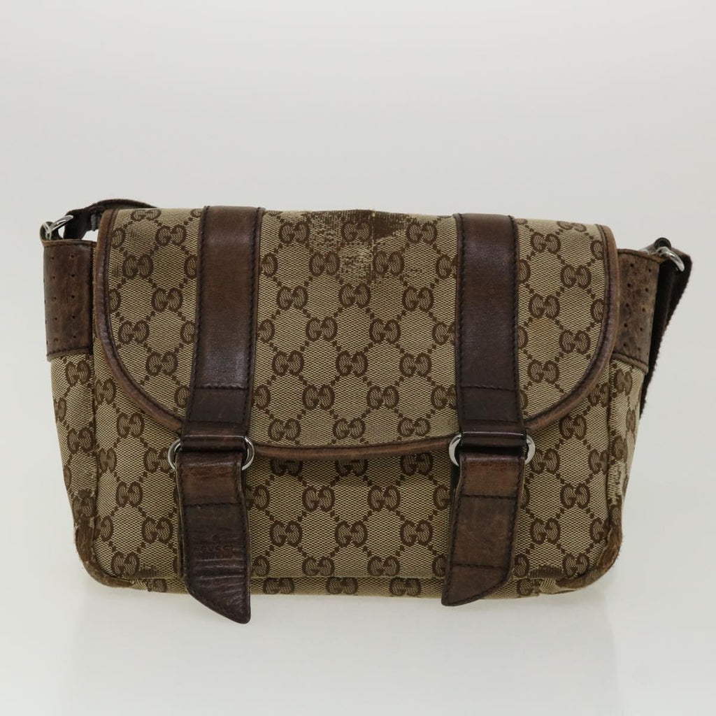GUCCI GG Canvas Sherry Line Shoulder Bag 2Set Pink Beige yk5006