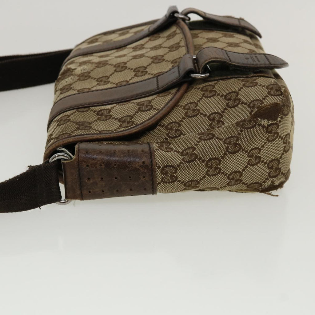 GUCCI GG Canvas Sherry Line Shoulder Bag 2Set Pink Beige yk5006