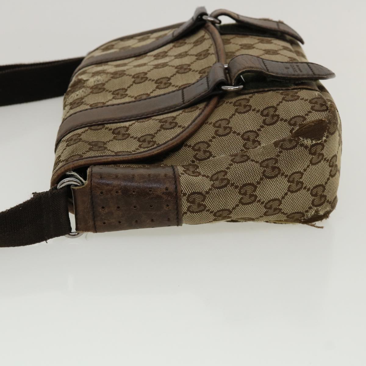 GUCCI GG Canvas Sherry Line Shoulder Bag 2Set Pink Beige yk5006