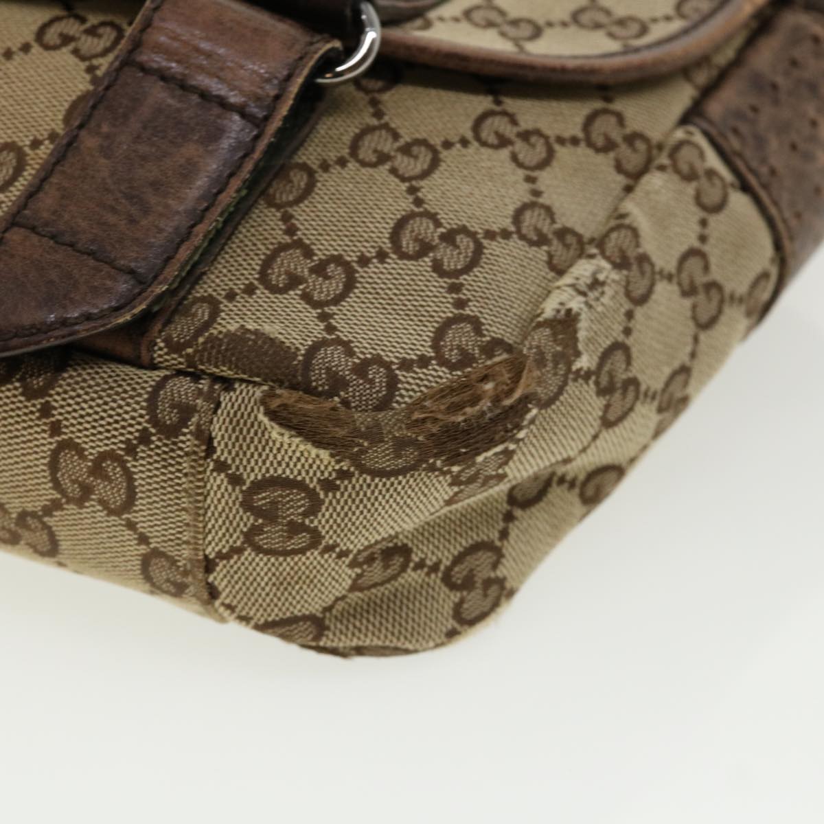 GUCCI GG Canvas Sherry Line Shoulder Bag 2Set Pink Beige yk5006