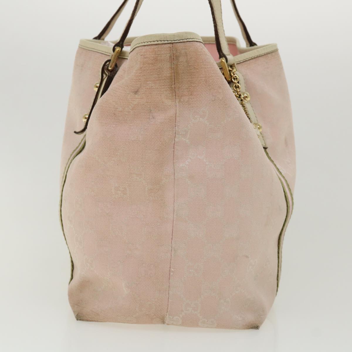 GUCCI GG Canvas Sherry Line Shoulder Bag 2Set Pink Beige yk5006