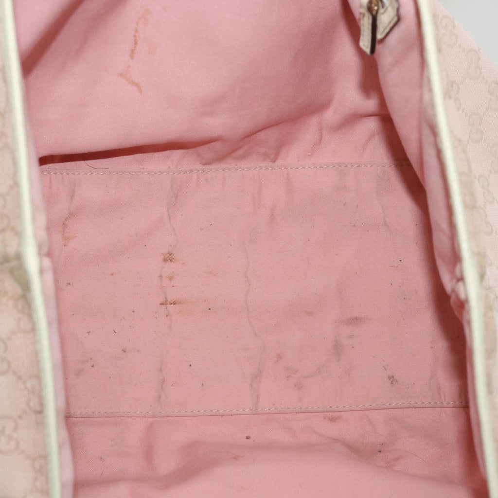 GUCCI GG Canvas Sherry Line Shoulder Bag 2Set Pink Beige yk5006