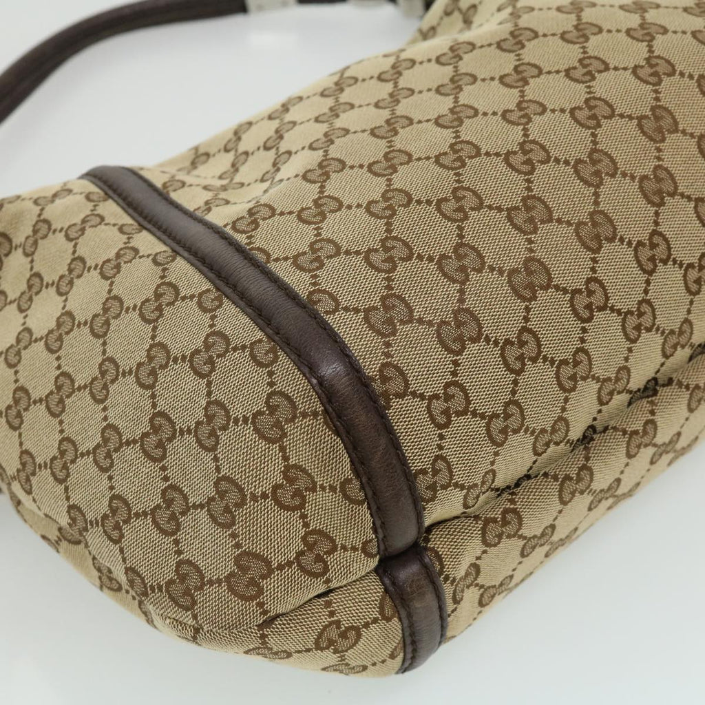 GUCCI GG Canvas Fringe Shoulder Bag Beige 240261002058 yk5054