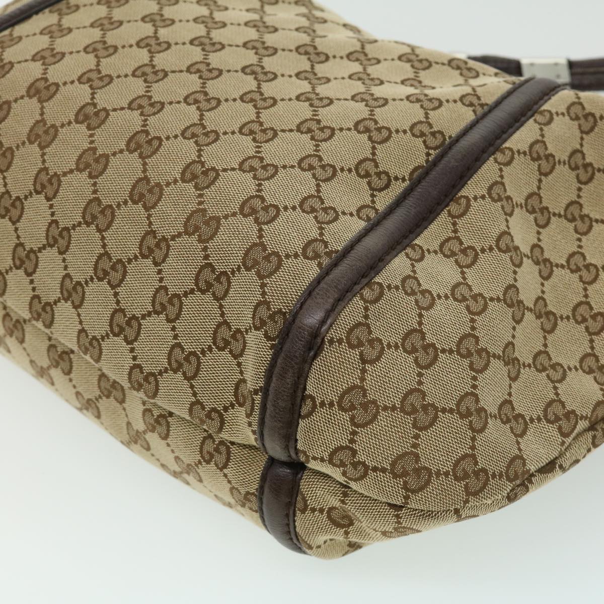 GUCCI GG Canvas Fringe Shoulder Bag Beige 240261002058 yk5054