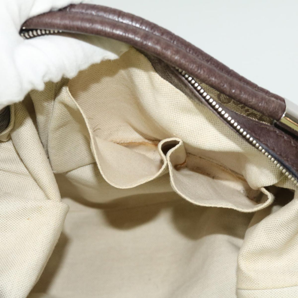 GUCCI GG Canvas Fringe Shoulder Bag Beige 240261002058 yk5054