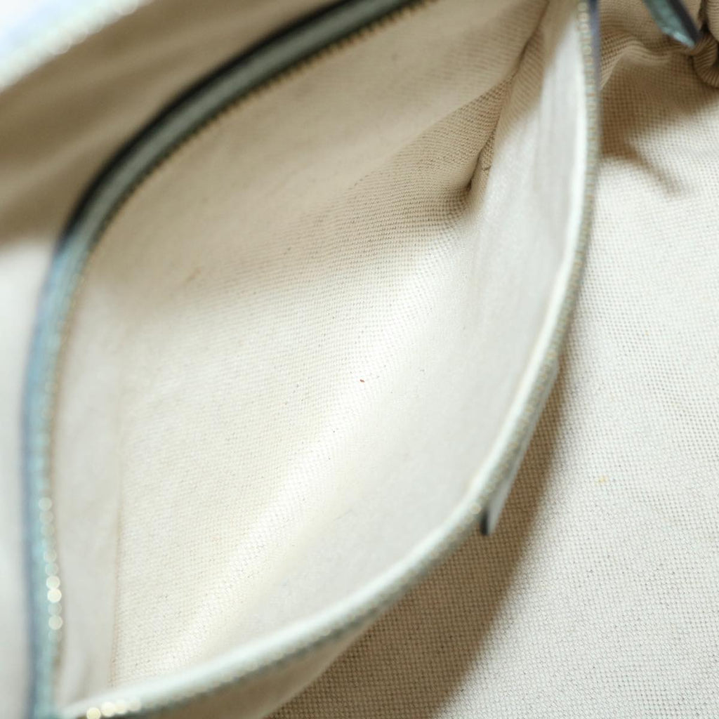 GUCCI GG Canvas Boston Bag 2way Beige Blue 247205525040 yk5123A