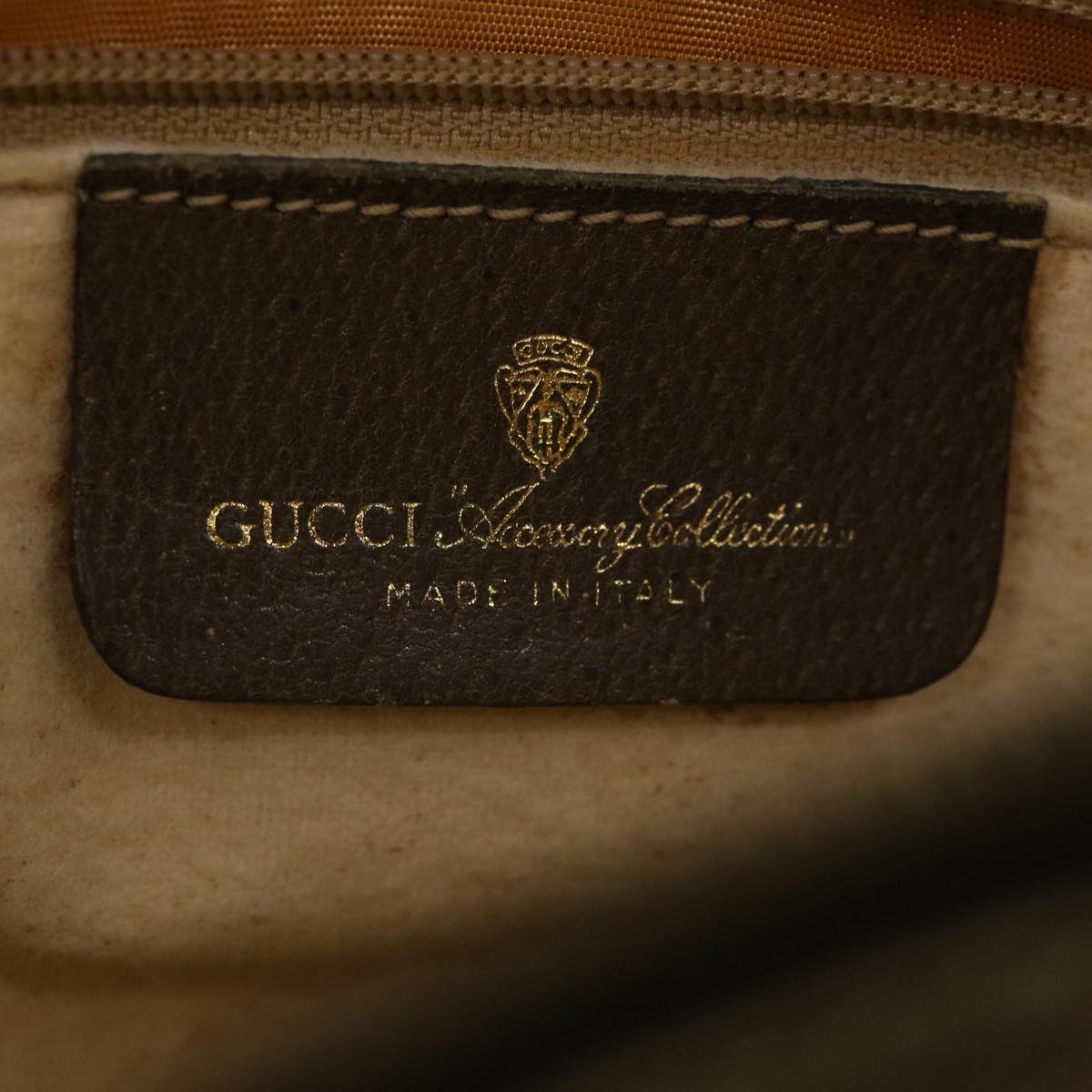 GUCCI GG Canvas Web Sherry Line Shoulder Bag Beige Red Green yk5378