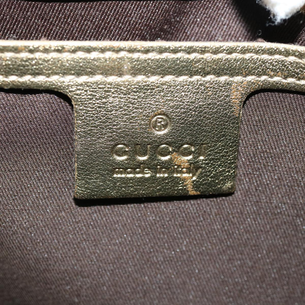 GUCCI GG Canvas Jackie Shoulder Bag Brown yk5536