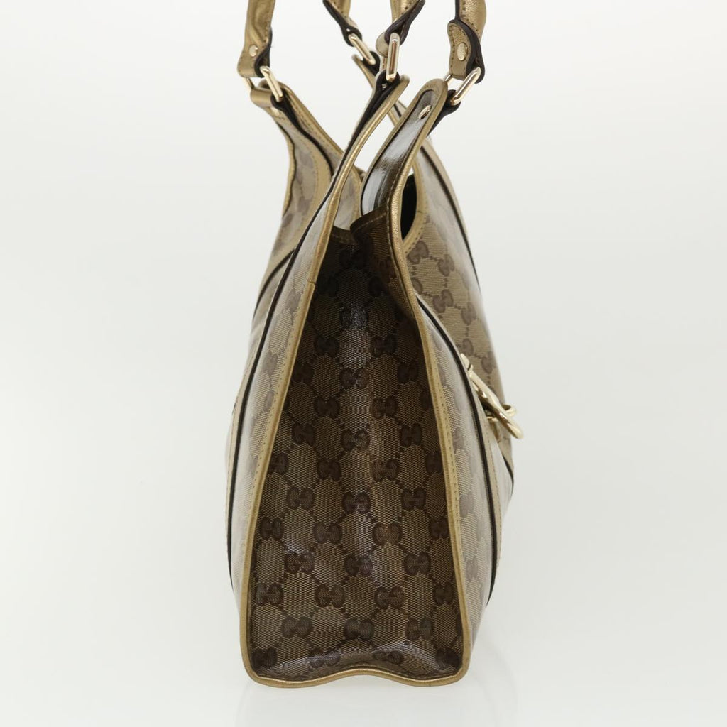 GUCCI GG Canvas Jackie Shoulder Bag Brown yk5536