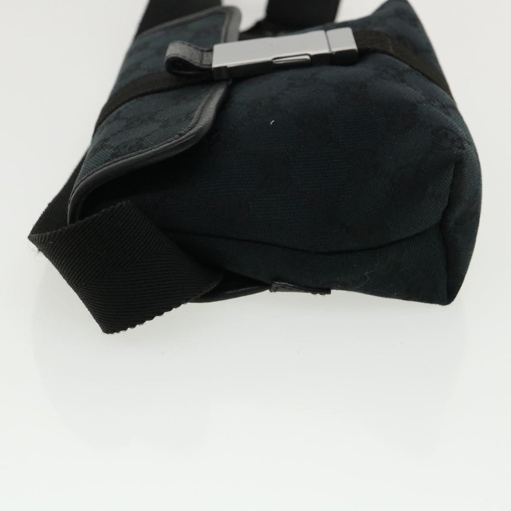 GUCCI GG Canvas Waist Bag Black yk5537