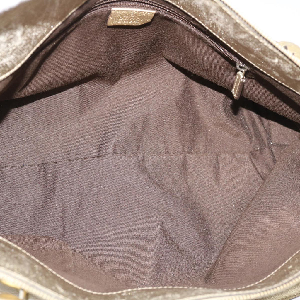 GUCCI GG Canvas Abbey Tote Bag Beige Champagne Gold 189831 yk5652