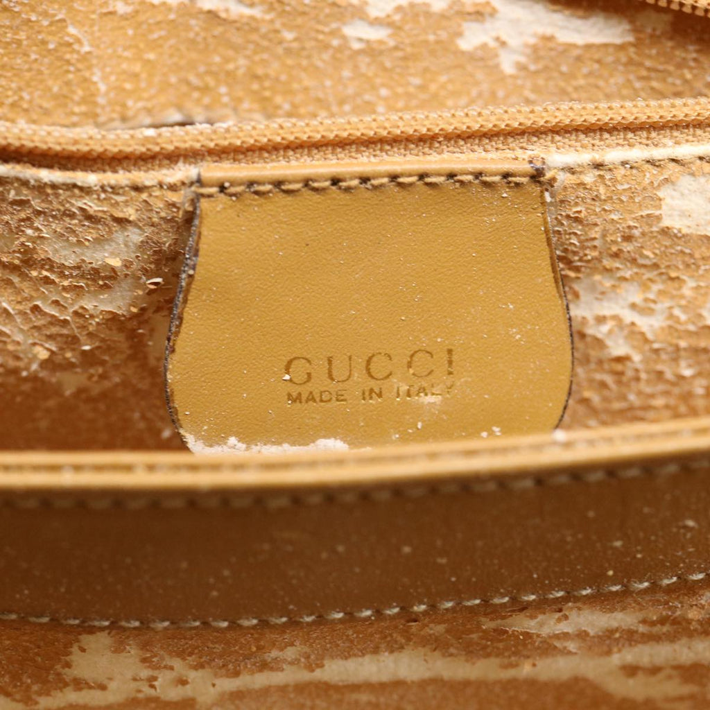 GUCCI GG Canvas Shoulder Bag Beige yk5899
