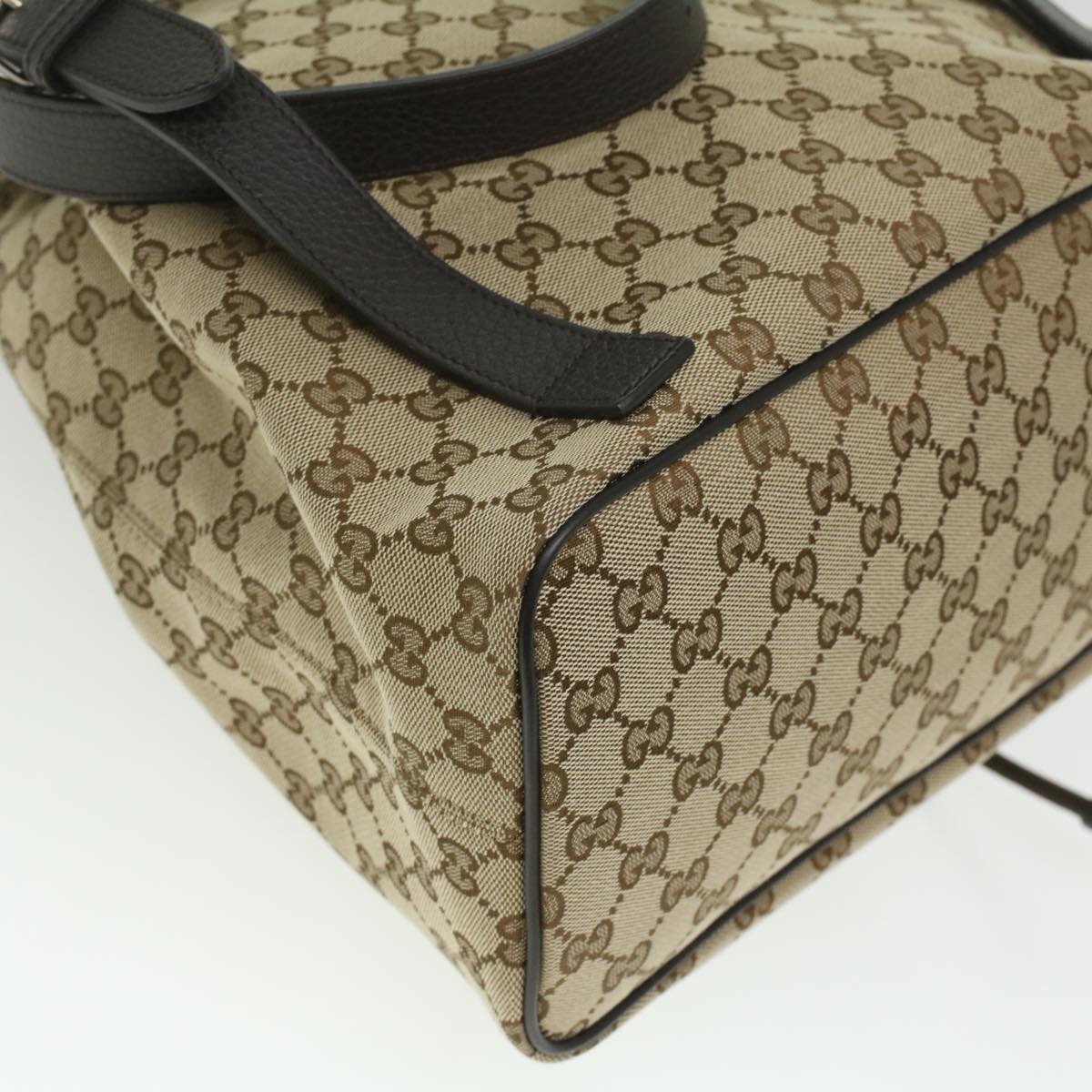 GUCCI GG Canvas Backpack outlet Beige 449175 yk5920