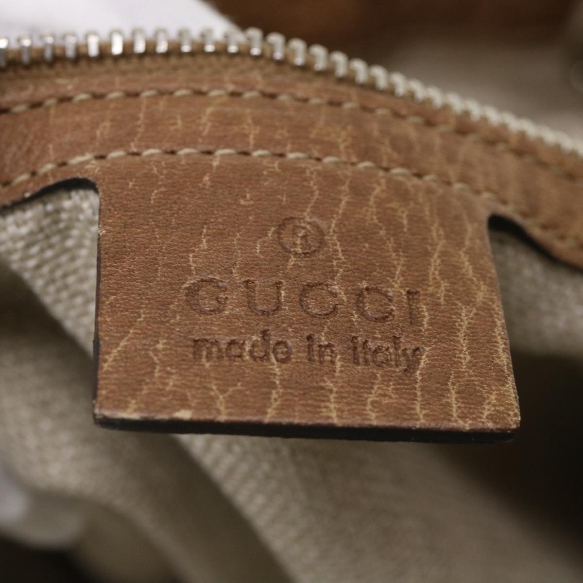 GUCCI GG Canvas Paglia GG Sunset Tote Bag Red 232973 yk5954