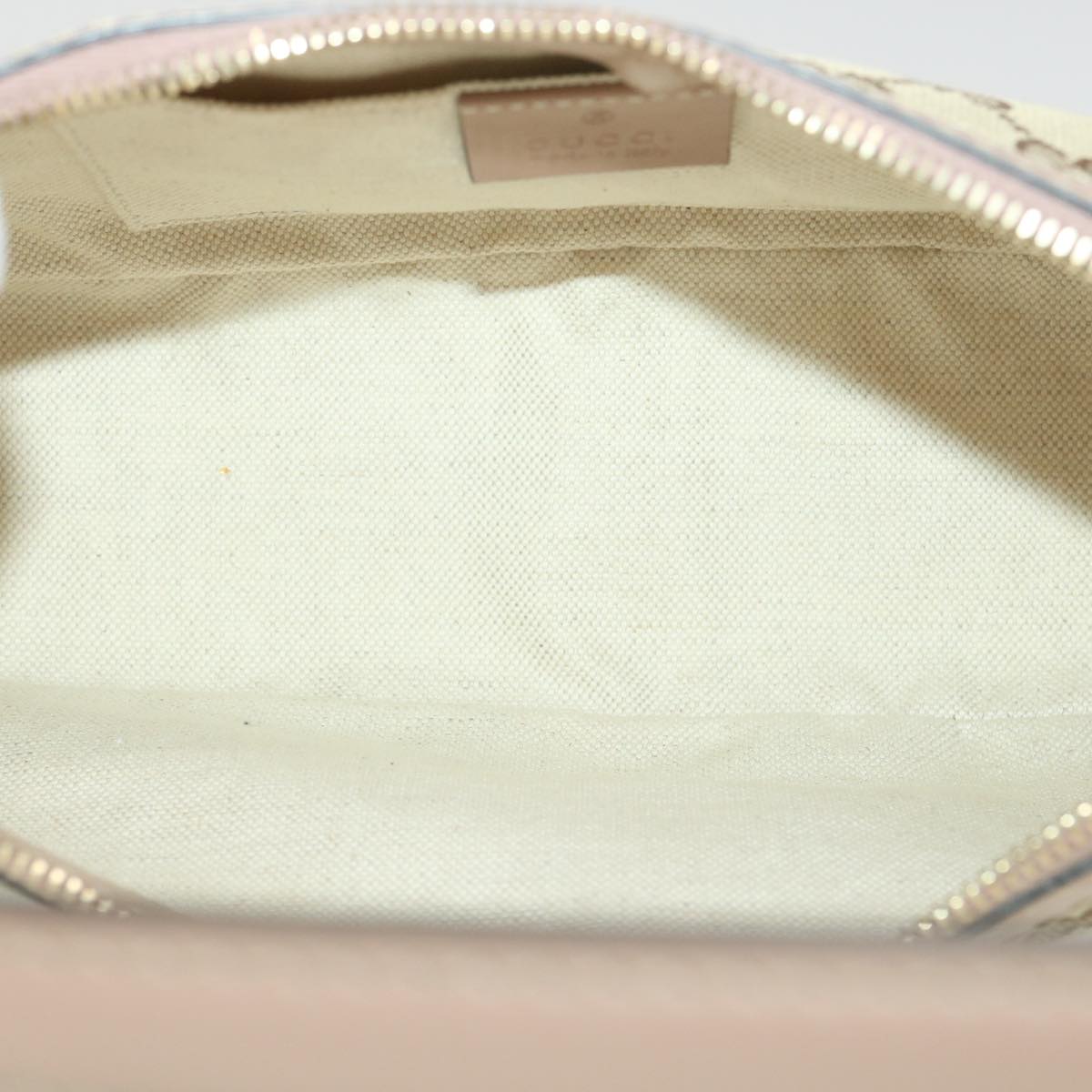 GUCCI GG Canvas Shoulder Bag Beige Pink 269893 yk6061