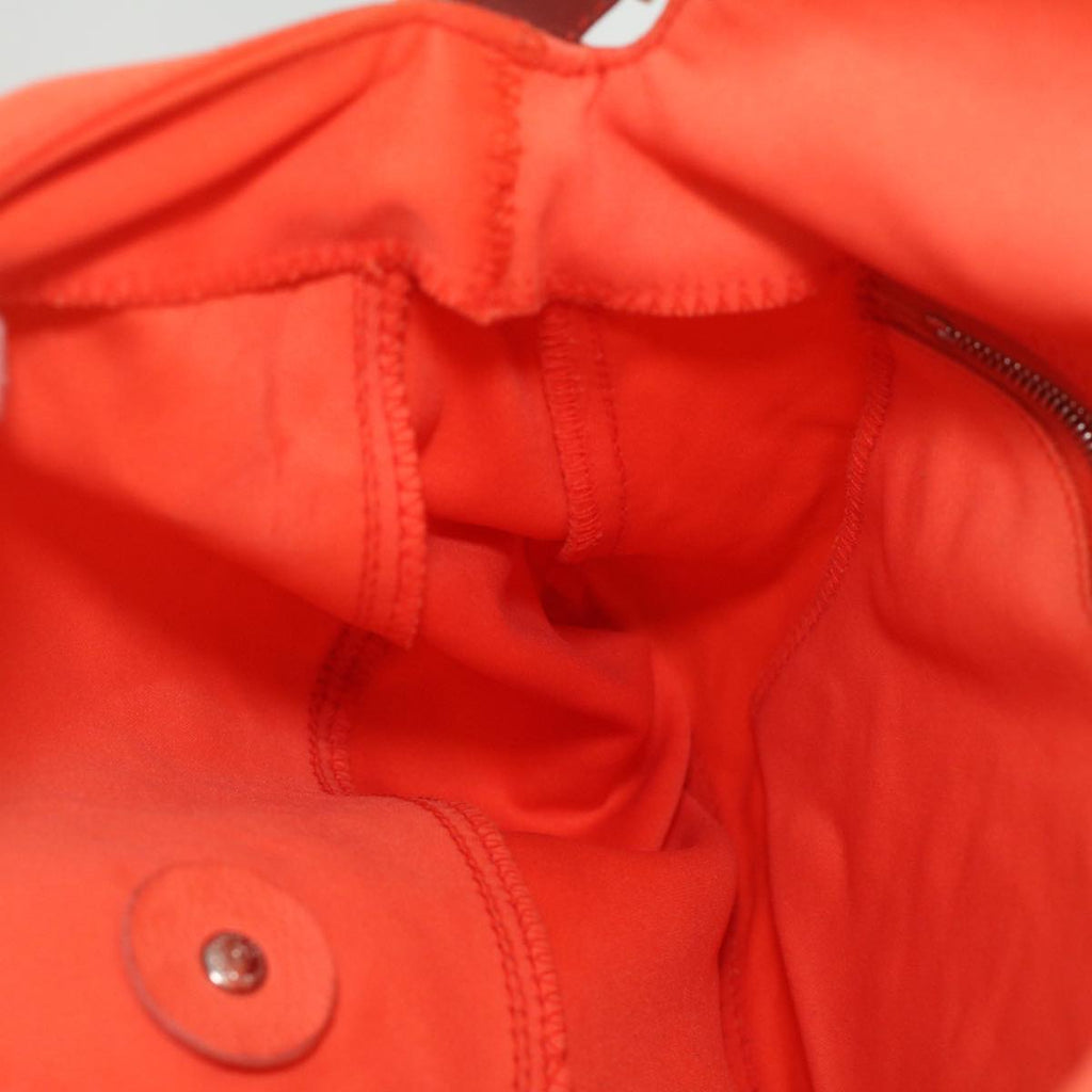 FENDI Mamma Baguette Shoulder Bag Nylon Orange 2354/26325/018 yk6078
