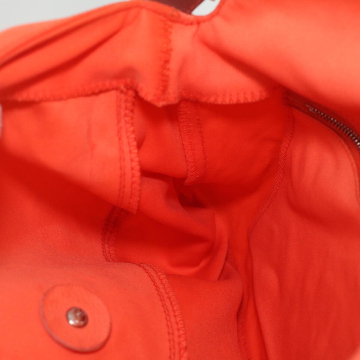 FENDI Mamma Baguette Shoulder Bag Nylon Orange 2354/26325/018 yk6078