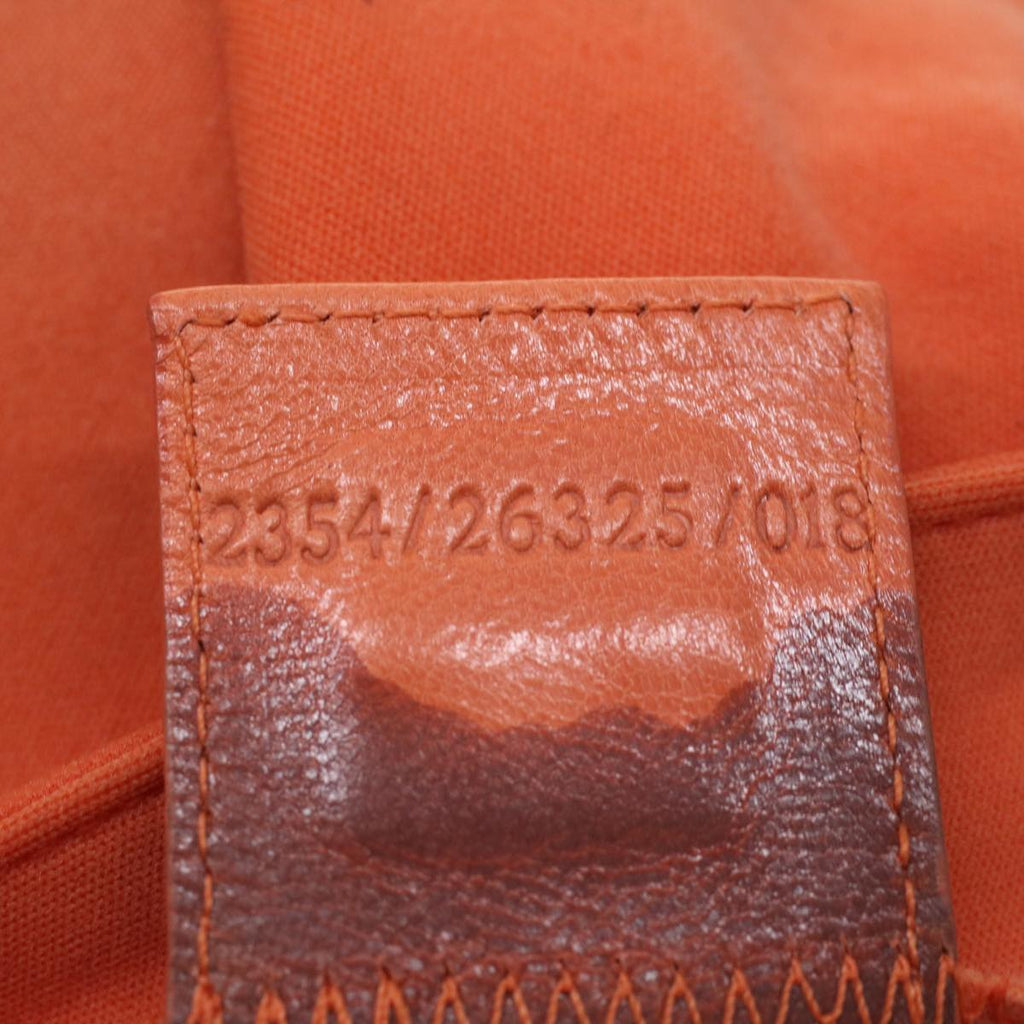 FENDI Mamma Baguette Shoulder Bag Nylon Orange 2354/26325/018 yk6078