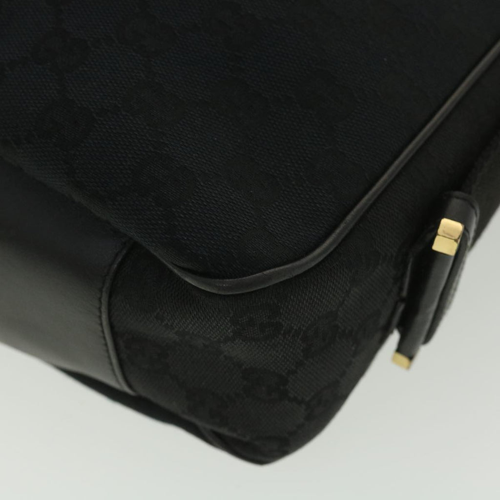 GUCCI GG Canvas Jackie Shoulder Bag Black 92735 yk6103