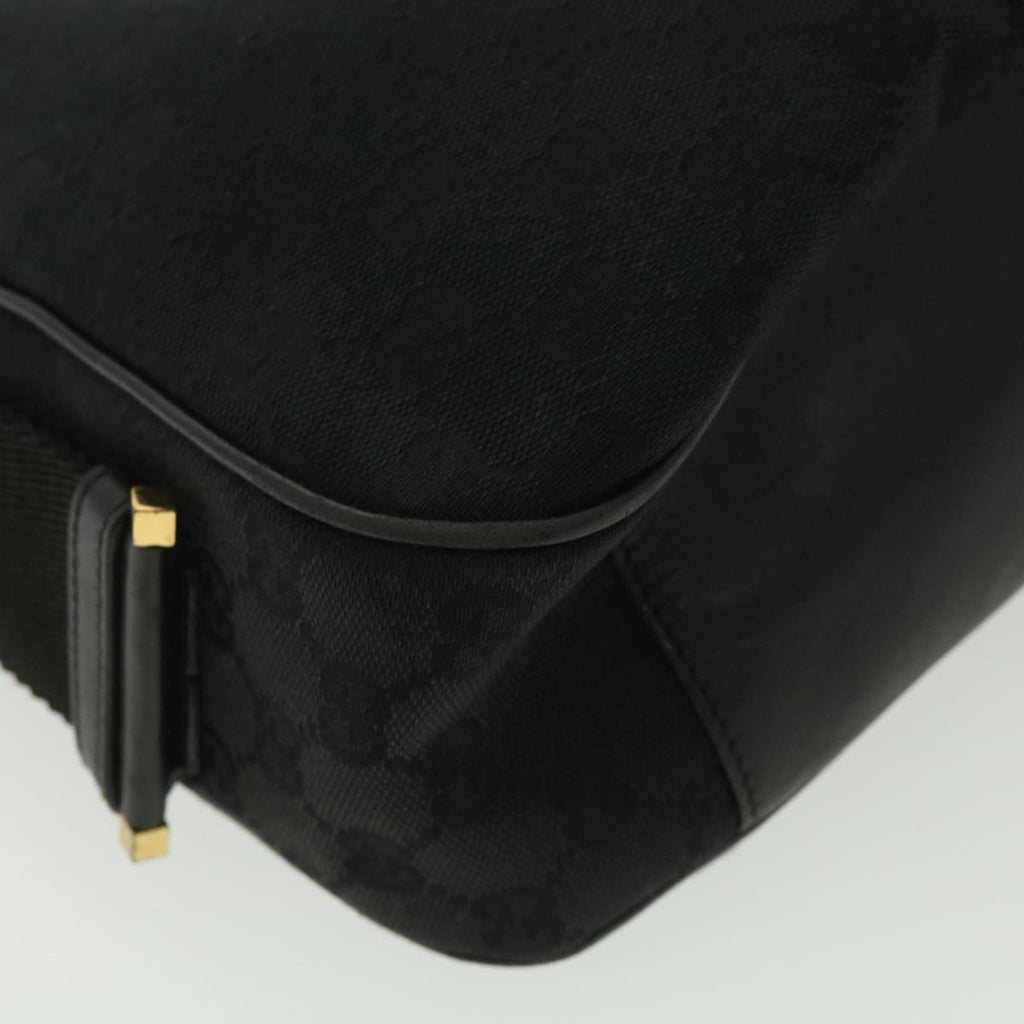 GUCCI GG Canvas Jackie Shoulder Bag Black 92735 yk6103