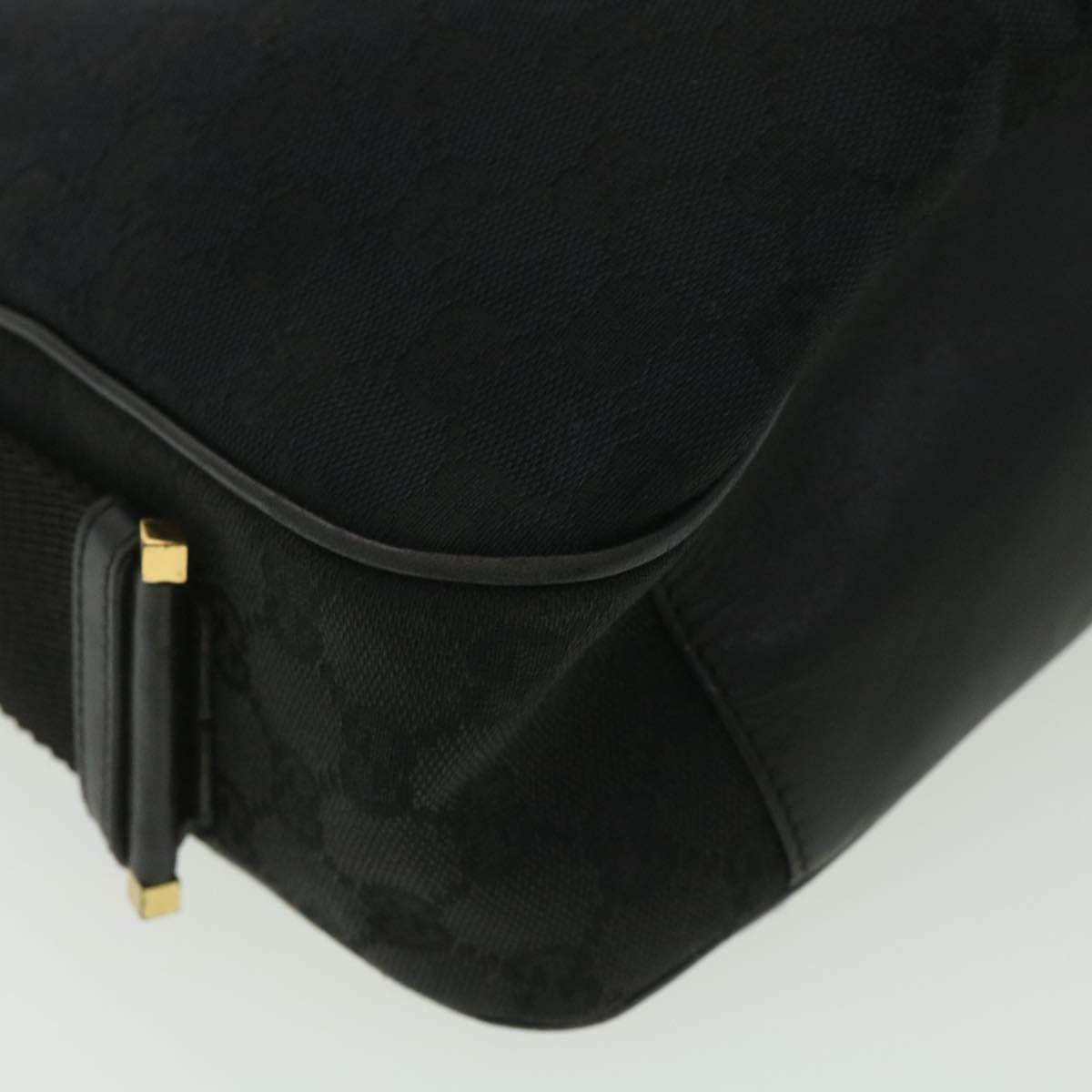 GUCCI GG Canvas Jackie Shoulder Bag Black 92735 yk6103