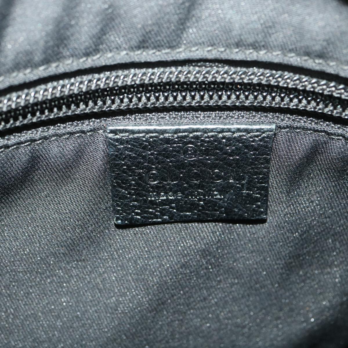 GUCCI GG Canvas Shoulder Bag Black 131211 yk6108