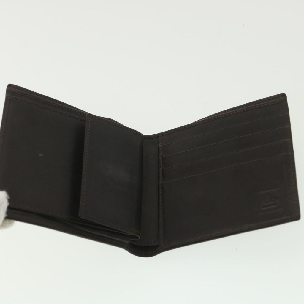 FENDI Zucca Canvas Wallet Black Brown yk6120