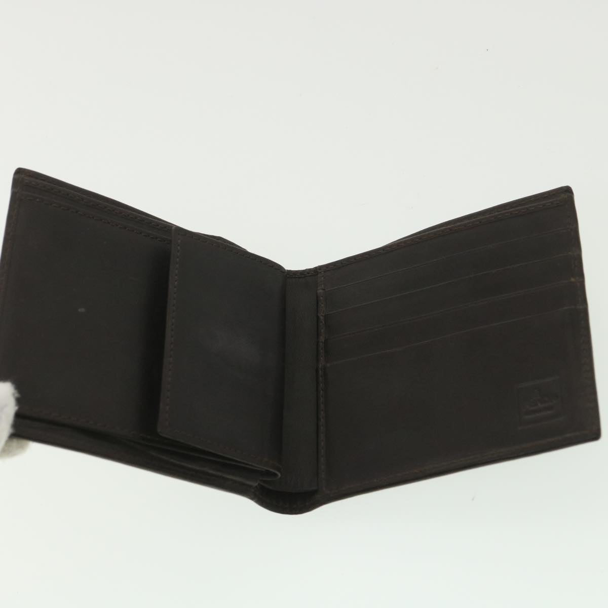 FENDI Zucca Canvas Wallet Black Brown yk6120