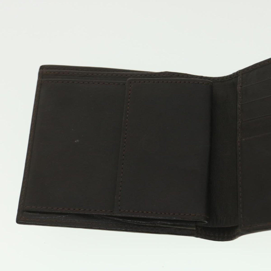 FENDI Zucca Canvas Wallet Black Brown yk6120
