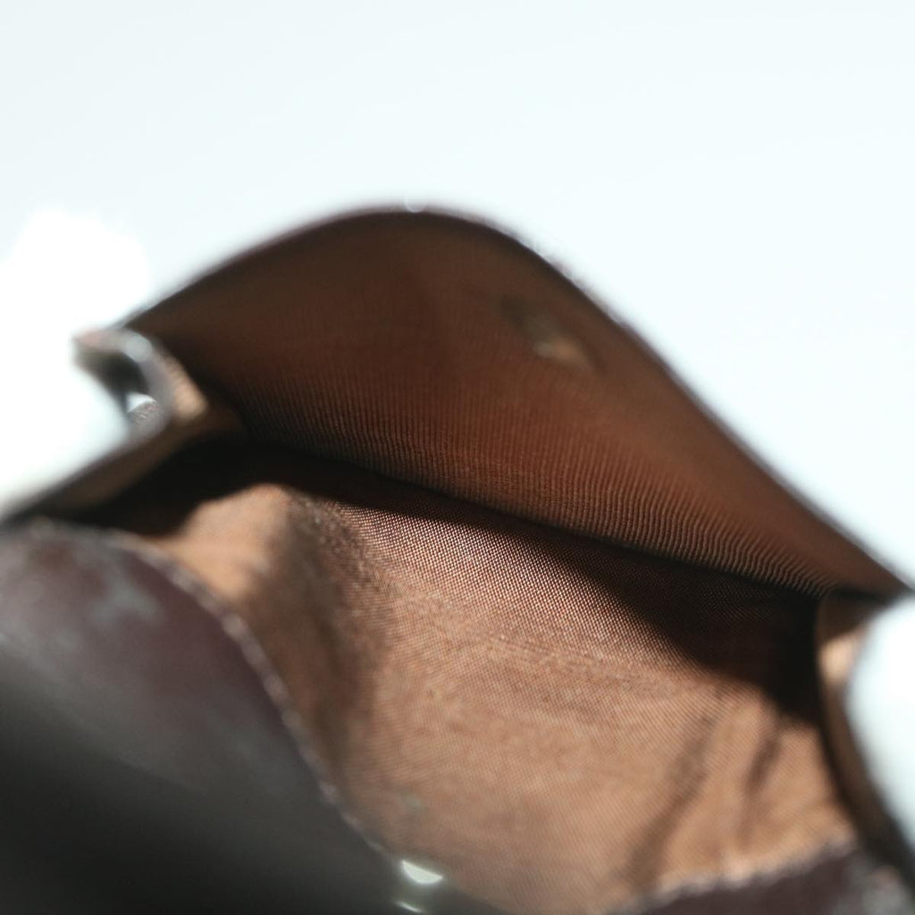 FENDI Zucca Canvas Wallet Black Brown yk6120