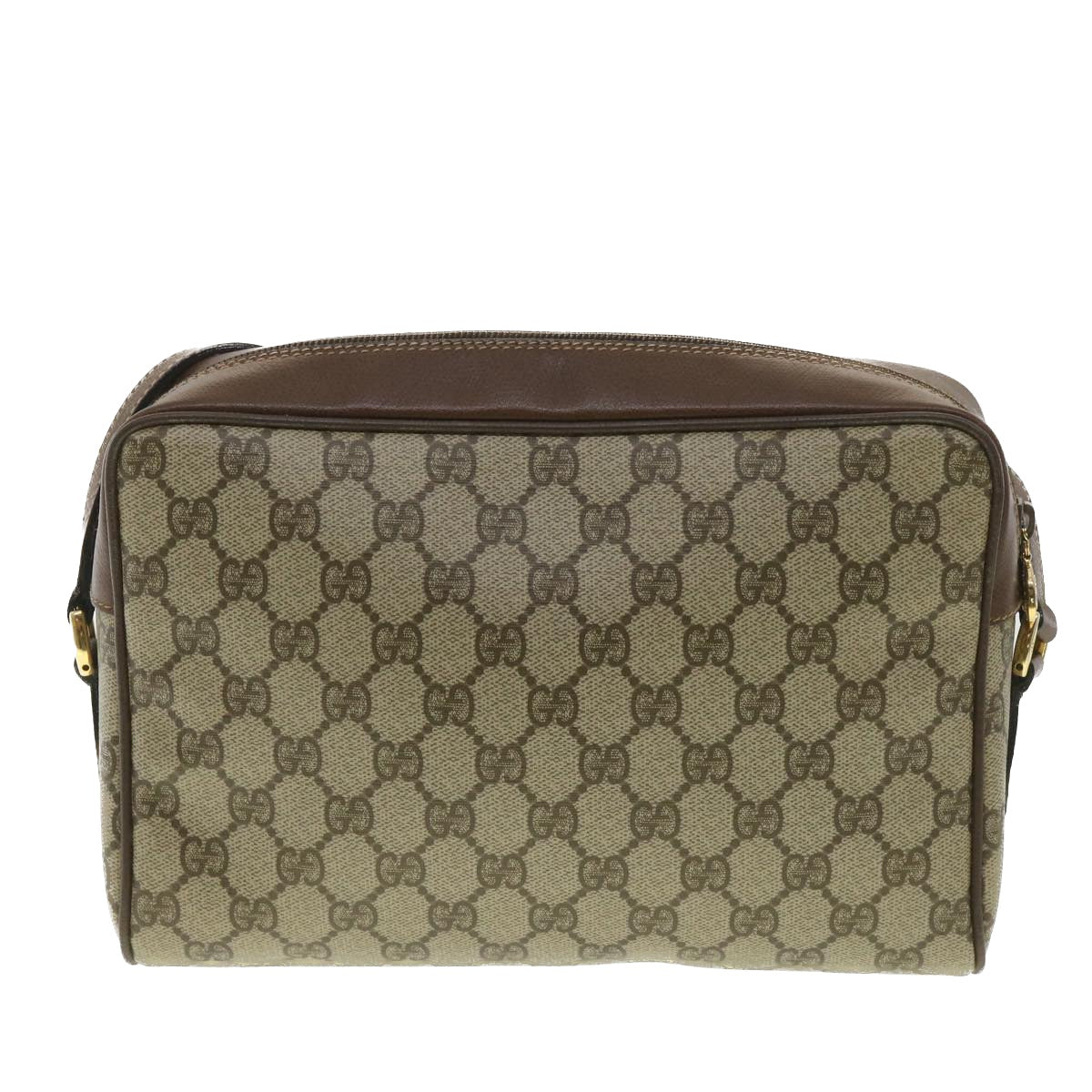 GUCCI GG Canvas Web Sherry Line Shoulder Bag Red Beige Green 001.56 yk6153B