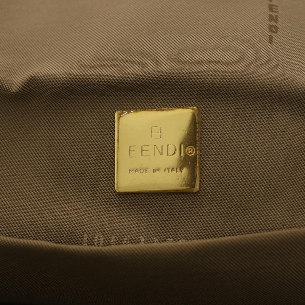 FENDI Zucchino Canvas Hand Bag Blue yk6199B