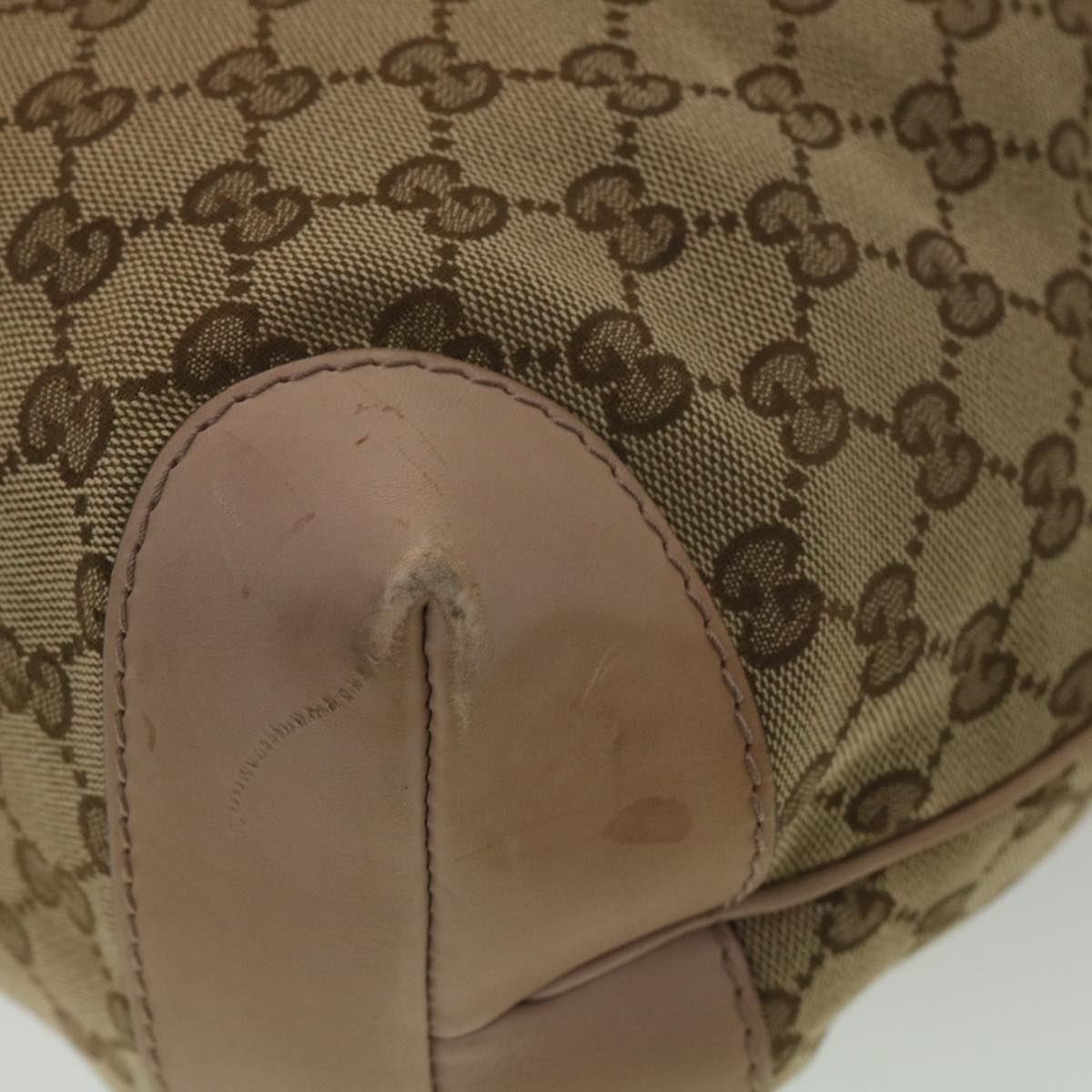 GUCCI GG Canvas Tote Bag Beige 305585 yk6207B