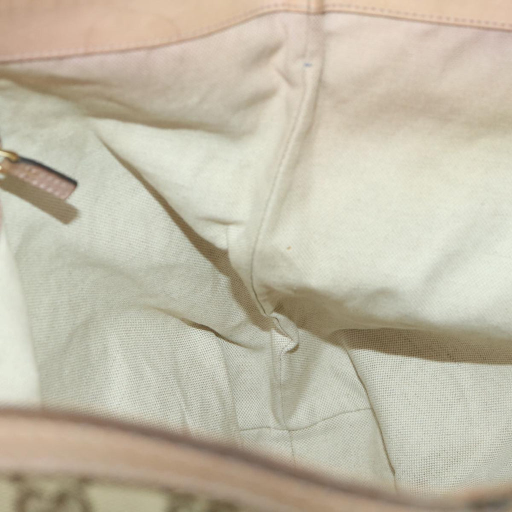 GUCCI GG Canvas Tote Bag Beige 305585 yk6207B