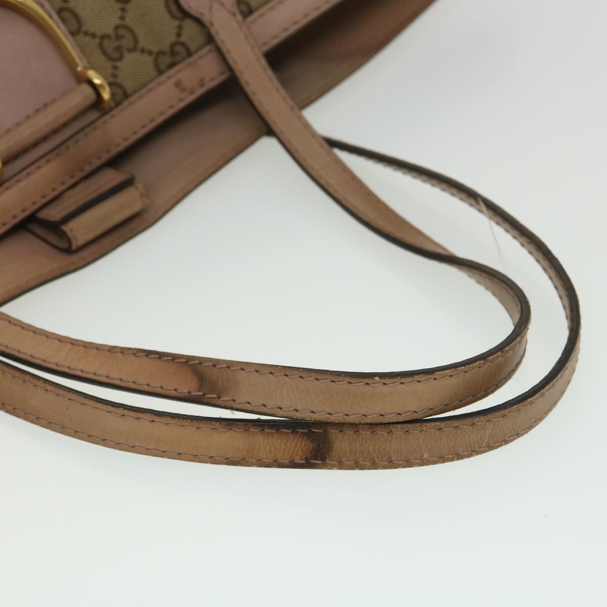 GUCCI GG Canvas Tote Bag Beige 305585 yk6207B