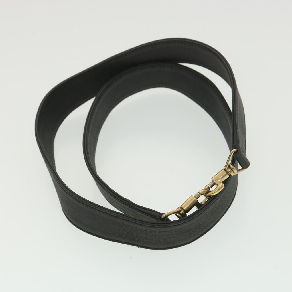 GUCCI Bamboo Hand Bag Suede 2way Black 001.3444.1638 yk6212B