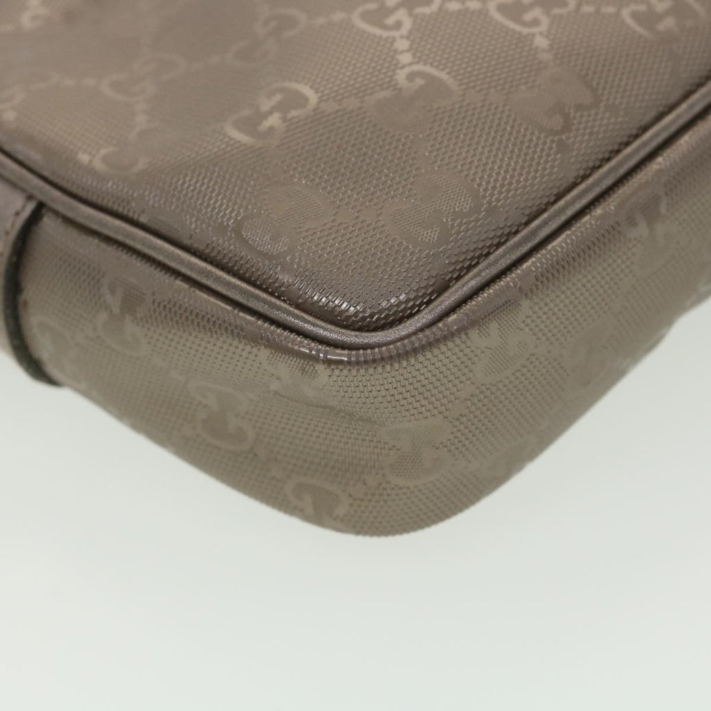 GUCCI GG Canvas Shoulder Bag Brown 201447 yk6269