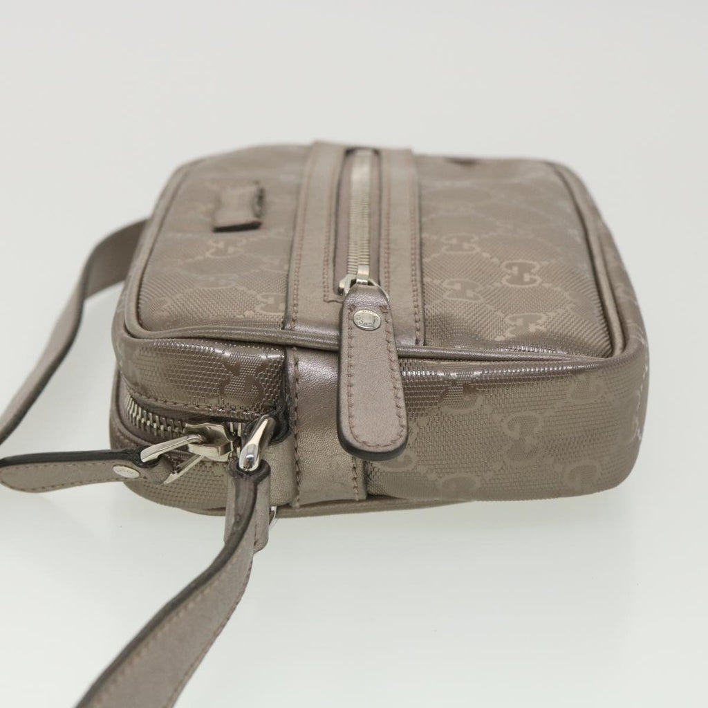 GUCCI GG Canvas Shoulder Bag Brown 201447 yk6269