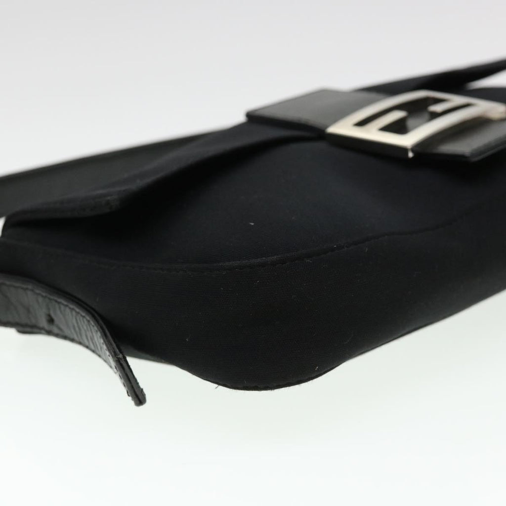 FENDI Mamma Baguette Shoulder Bag Nylon Black 2321.26424.099 yk6286