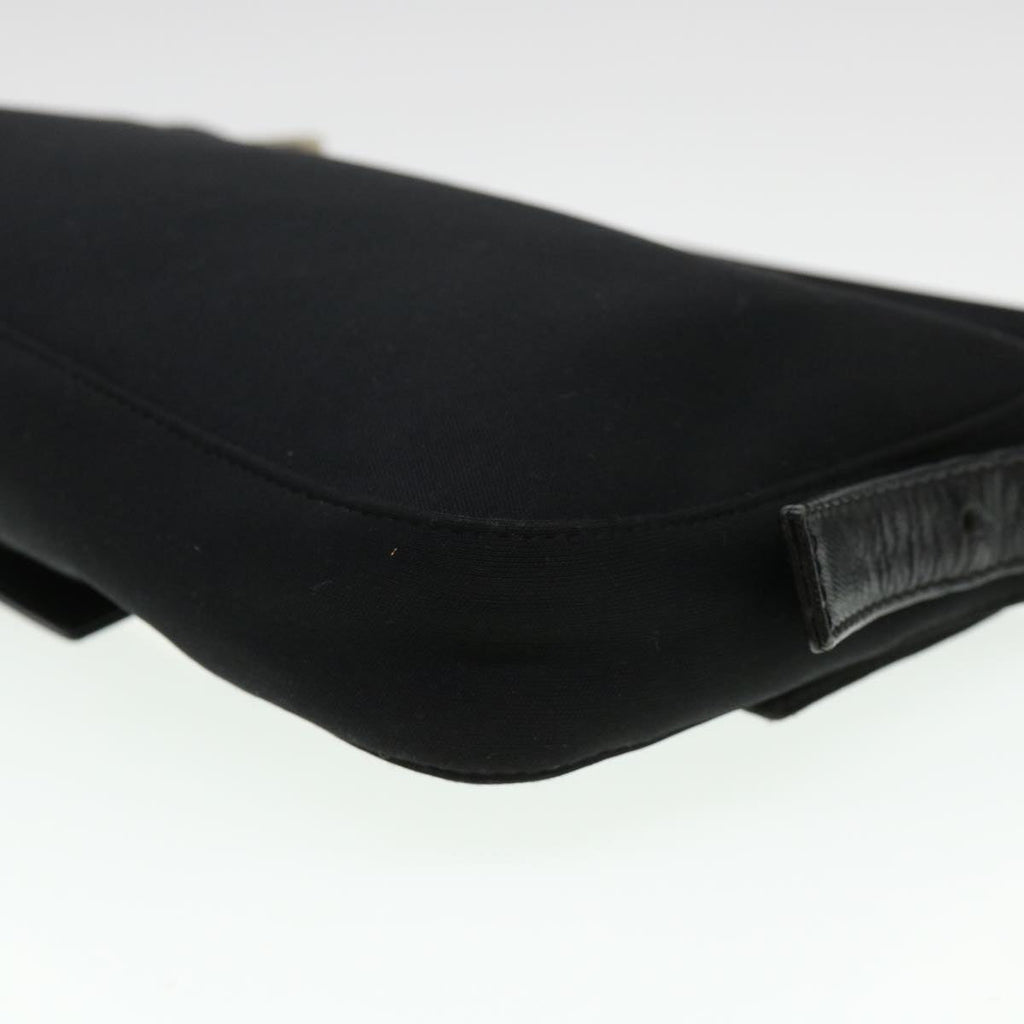 FENDI Mamma Baguette Shoulder Bag Nylon Black 2321.26424.099 yk6286
